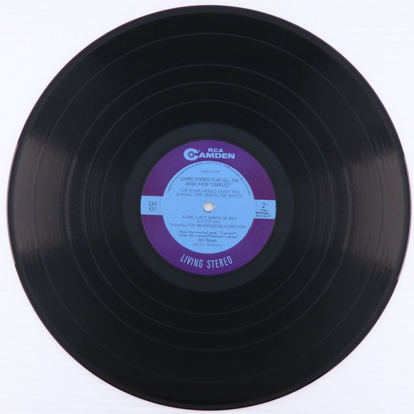 Living Strings Play All The Music From Camelot 1961 LP Record CAS 657 Rockaway - Picture 14 of 16